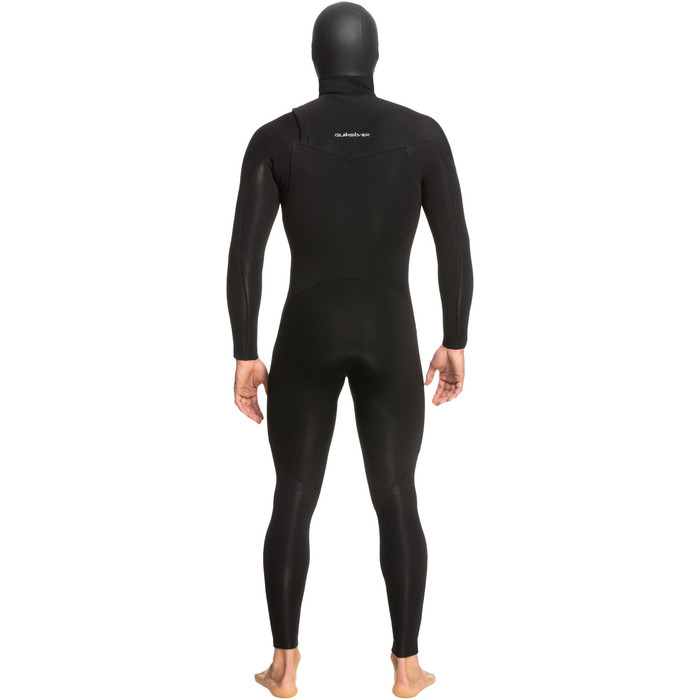 2024 Quiksilver Mens Everyday Sessions 5/4/3mm Chest Zip Httevddragt EQYW203032 - Black